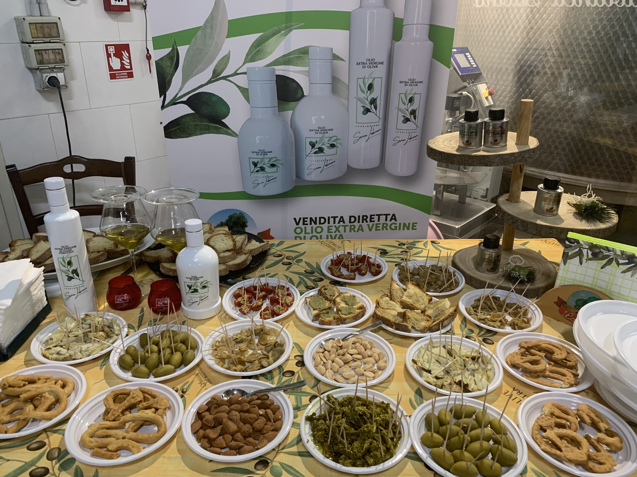 archeologia del gusto degustazione in frantoio