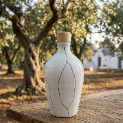 ORCIO CREPE IN CERAMICA 250 ML. BIANCO